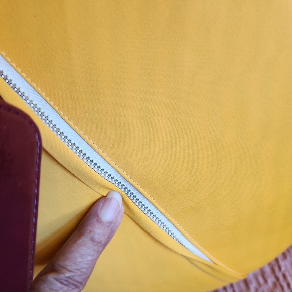 2 Handmade 14 " Diameter Cross Stiched Throw Pillows. Zippered. - Picture 6 of 15